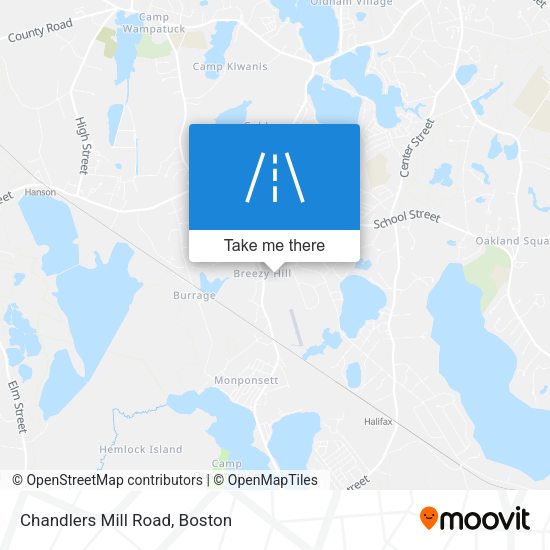 Mapa de Chandlers Mill Road