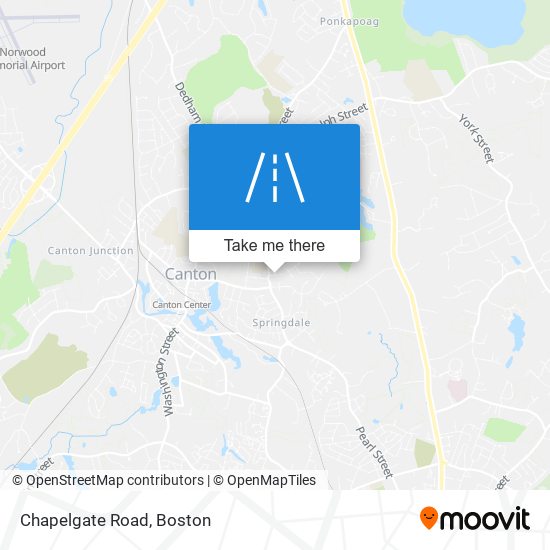 Chapelgate Road map