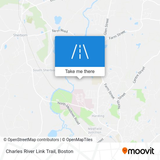 Charles River Link Trail map