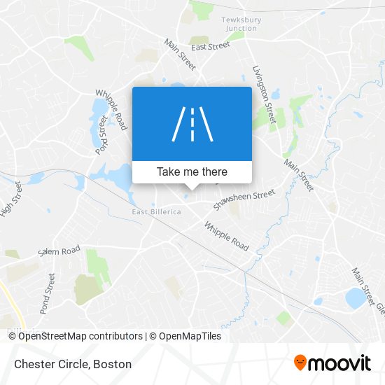 Chester Circle map