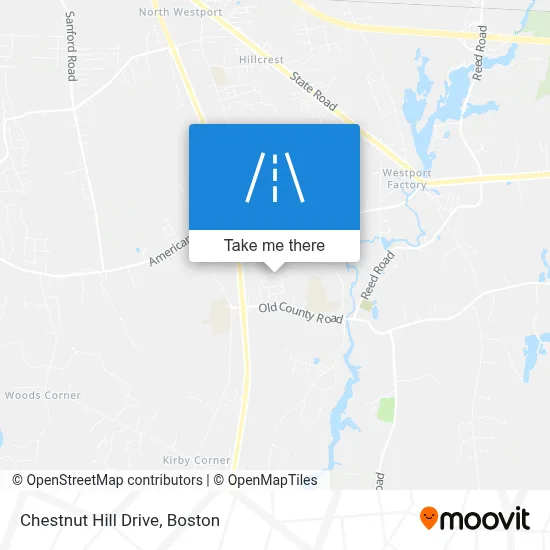 Chestnut Hill Drive map