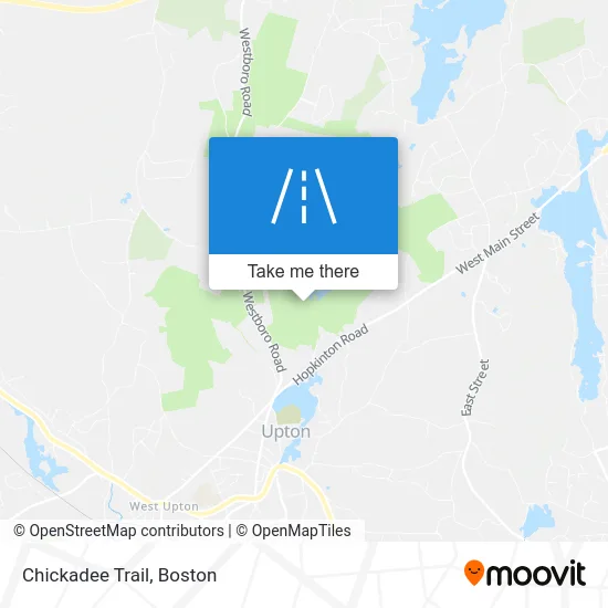 Chickadee Trail map