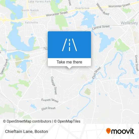 Mapa de Chieftain Lane