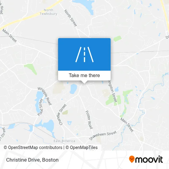 Christine Drive map