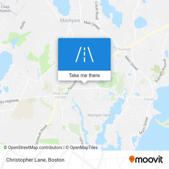 Christopher Lane map