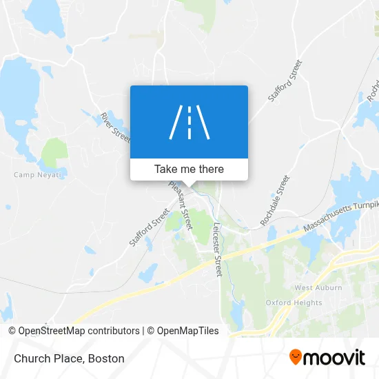 Church Place map