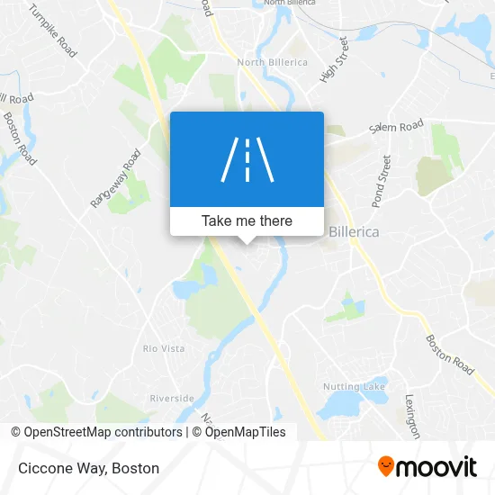 Ciccone Way map