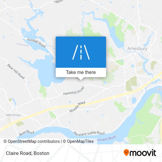 Mapa de Claire Road