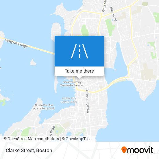 Clarke Street map