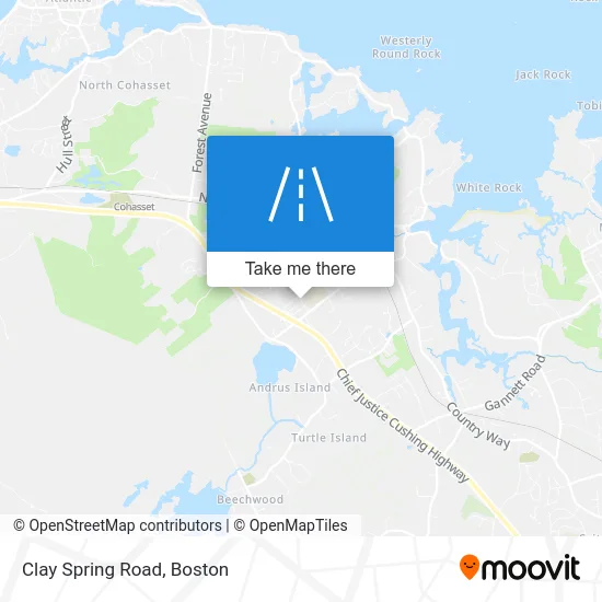 Clay Spring Road map