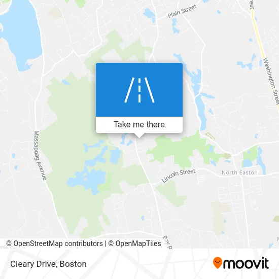 Cleary Drive map