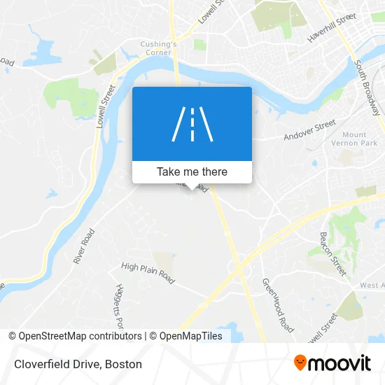 Cloverfield Drive map