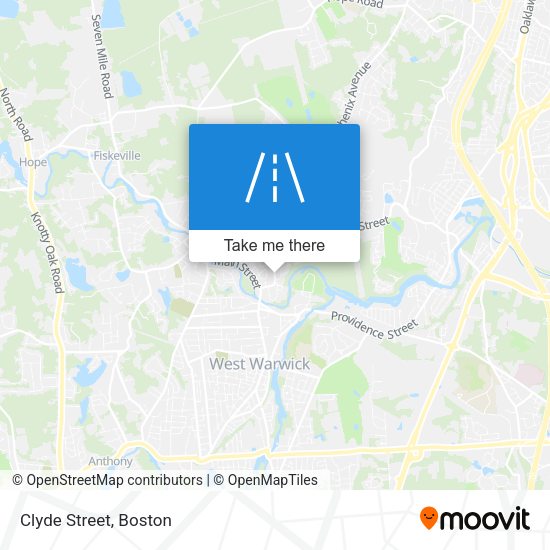 Mapa de Clyde Street
