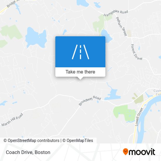 Mapa de Coach Drive