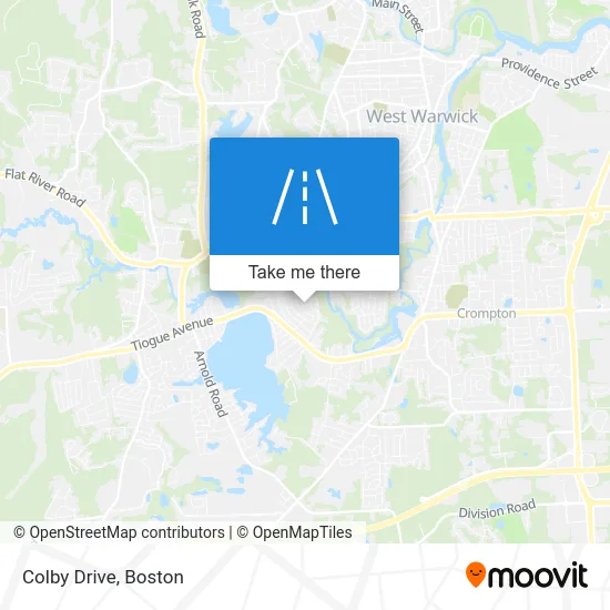 Colby Drive map
