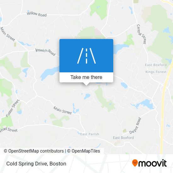 Mapa de Cold Spring Drive