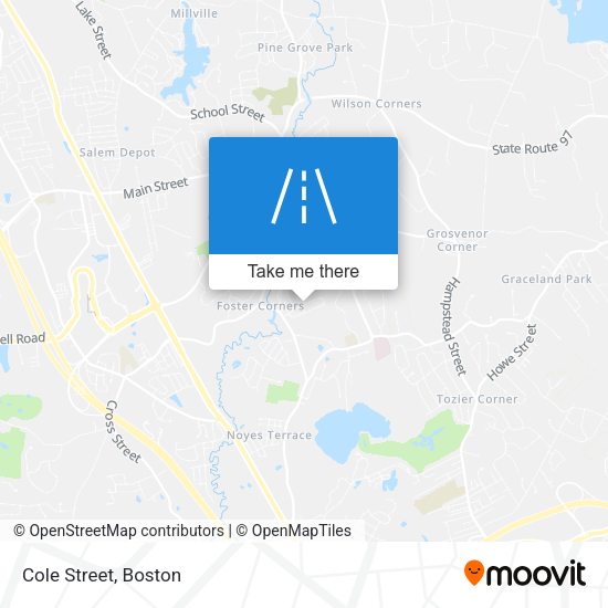 Mapa de Cole Street