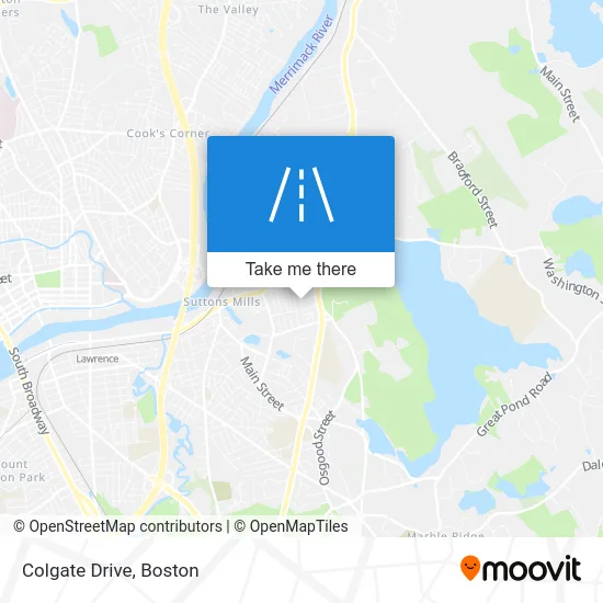 Colgate Drive map