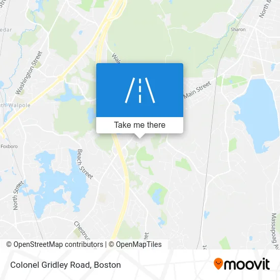 Colonel Gridley Road map