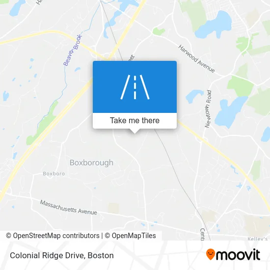 Colonial Ridge Drive map