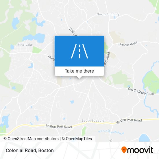 Mapa de Colonial Road
