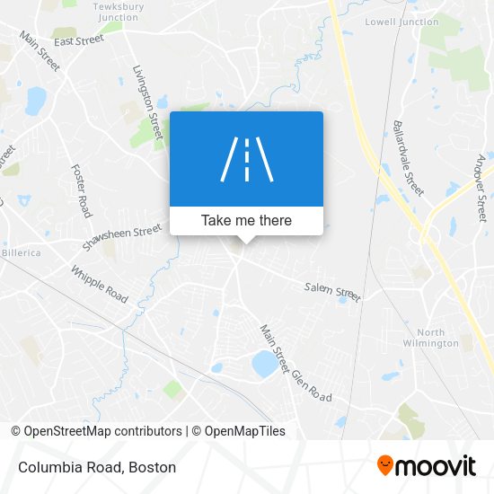Mapa de Columbia Road