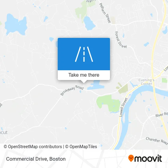 Commercial Drive map