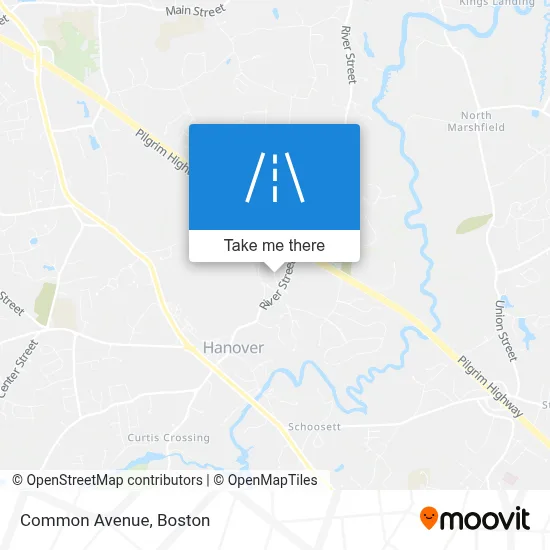 Common Avenue map