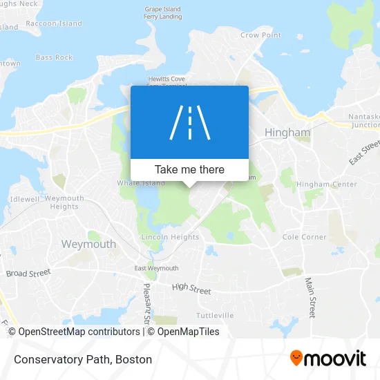 Conservatory Path map