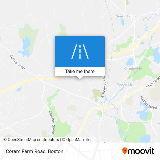 Mapa de Coram Farm Road