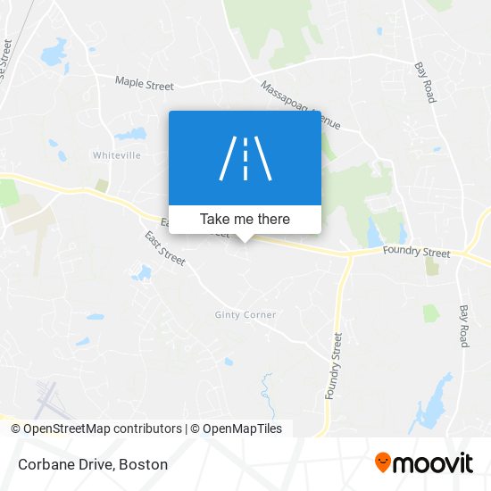 Corbane Drive map