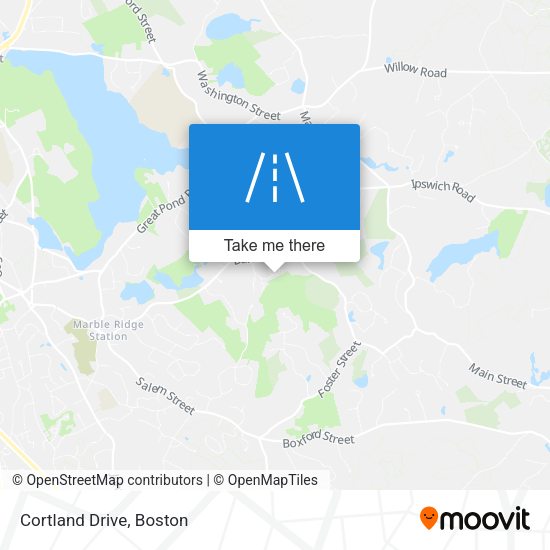 Mapa de Cortland Drive
