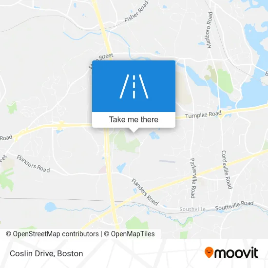 Coslin Drive map