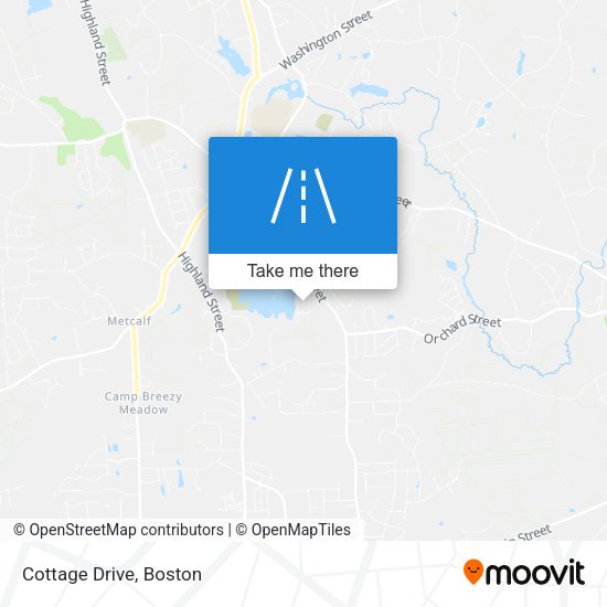 Mapa de Cottage Drive