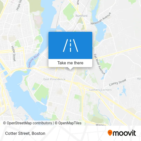 Cotter Street map