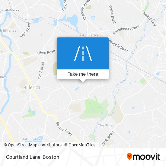 Mapa de Courtland Lane
