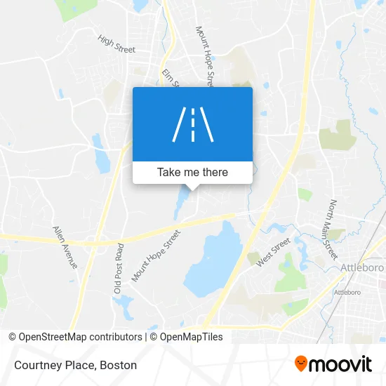 Courtney Place map