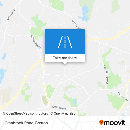 Mapa de Cranbrook Road