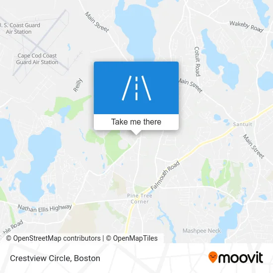 Crestview Circle map