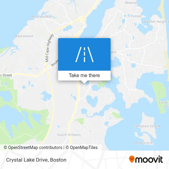 Crystal Lake Drive map