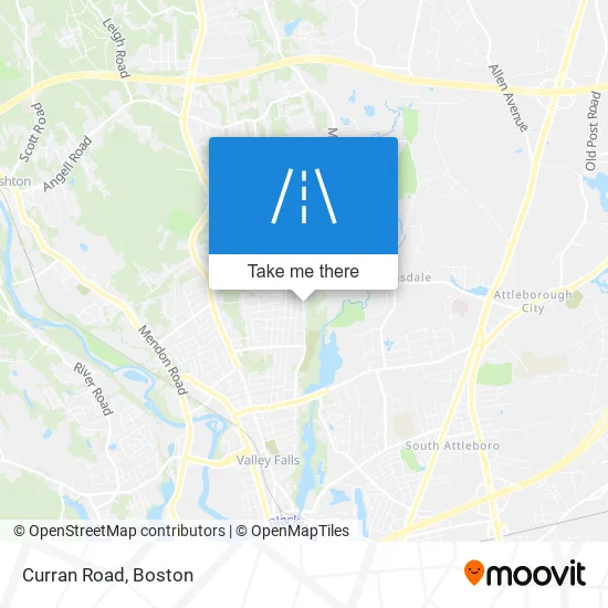 Curran Road map