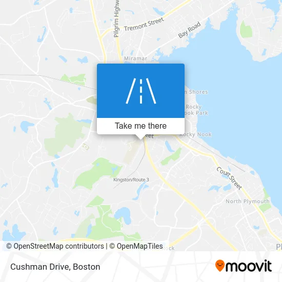 Cushman Drive map