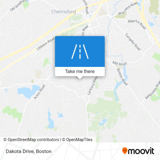 Mapa de Dakota Drive