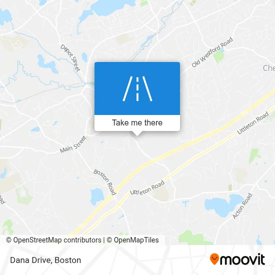 Dana Drive map