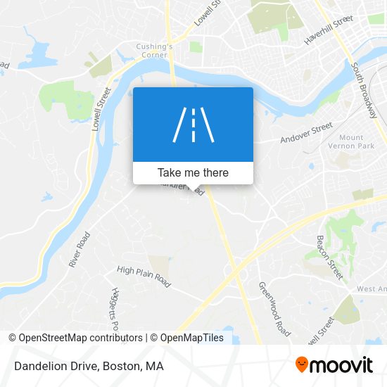 Mapa de Dandelion Drive
