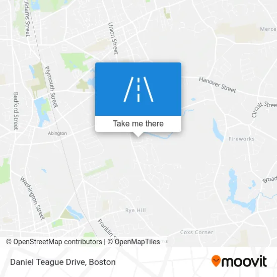 Daniel Teague Drive map