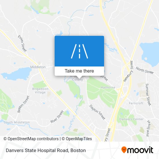 Mapa de Danvers State Hospital Road