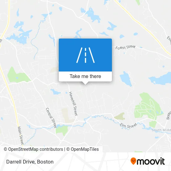 Darrell Drive map