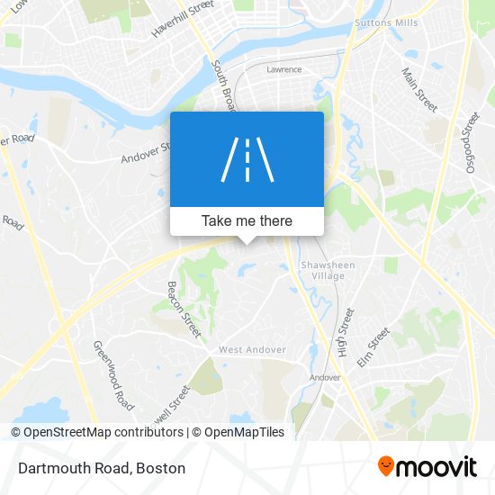 Mapa de Dartmouth Road