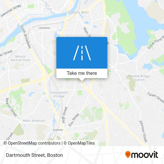 Mapa de Dartmouth Street